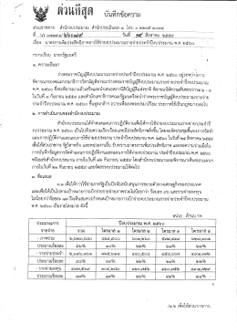 Page 1 Z ใ####ifรู้ติ บันทึกข้อความ ส่วนราชการ สำนักงบประมาณ สำนัก