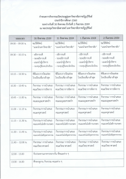 ประจำปีการศึกษา 2560 - มหาวิทยาลัยราชภัฏบุรีรัมย์