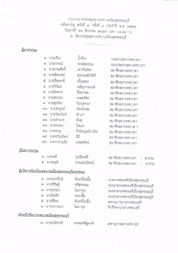 รายงานการประชุมสภาเทศบาลเมืองสุพรรณบุรี สมัยสามัญ สมัยที่ ๔ ครั้งที่ ๒