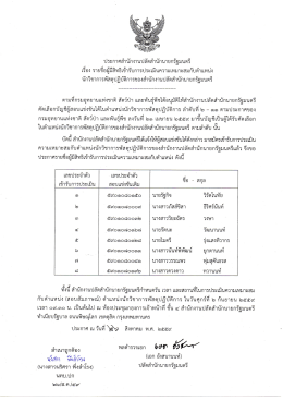 ประกาศสำนักงานปลัดสำนักนายกรัฐมนตรี