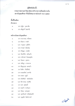 Page 1 9-c4-cs cx r:4 ผู้มีสิทธิเลือกตัง กรรมการสภามหาวิทยาลัยจาก
