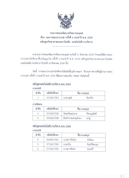 หลักสูตร MT - คณะพัฒนาทรัพยากรมนุษย์