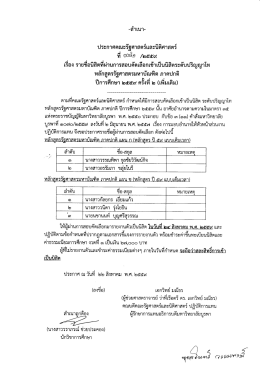 ปริญญาโท หลักสูตรรัฐศาสตรมหาบัณฑิต ภาคปกติ