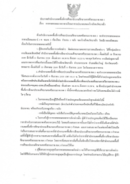 ประกาศ สพป.นครศรีธรรมราช เขต ๓ เรื่อง