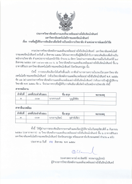 ตำแหน่งอาจารย์และนักวิจัย - มหาวิทยาลัยเทคโนโลยีราชมงคลรัตนโกสินทร์