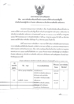 ประกาศ ตำแหน่งปลัด