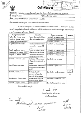 ตารางกำหนดการเรียน-การสอนชดเชย - คณะบริหารธุรกิจ มหาวิทยาลัย