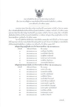 เอกสาร - มหาวิทยาลัยราชภัฏราชนครินทร์