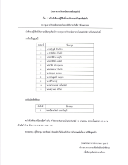 ทุนศิษย์เก่า ปีการศึกษา 2559