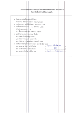 Page 1 ตารางแสดงวงเงินงบประมาณที่ได้รับจัดสรรและราคากลาง (ราคา