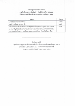 ตารางสรุปรายการจัดส่งผลงาน <<<< click