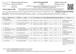Page 1 T QLW A ది cion UNION AUCTION PLC. ፱ በግ!ገîፃ፱፻በ