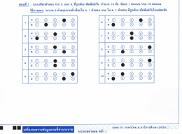 เฉลย 01 ภาษาไทย ONET ม6 ปีการศึกษา2558