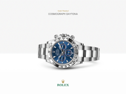 นาฬิกา Rolex Cosmograph Daytona รุ่น: ทองคำเหลือบขาว 18 ct