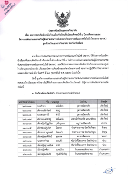 โครงการพัฒนาและส่งเสริมผู้บีความสามารถพิเศà
