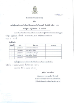 1 - 7 เมษายน 2559 - มหาวิทยาลัยหาดใหญ่