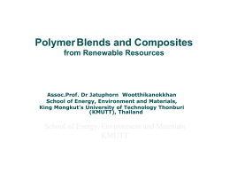 Molecular Analysis of Polymer