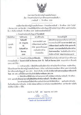 ๆ เทอม 1/59 - มหาวิทยาลัยราชภัฏบ้านสมเด็จเจ้าพระยา