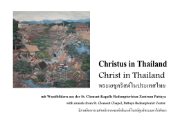 Christus in Thailand - Evangelische Gemeinde in Thailand