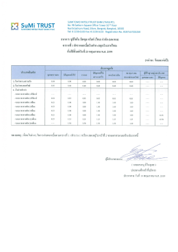 Page 1 SUMITOMO MITSUI TRUST BANK (THAI) PCL. E3 S U. M i T