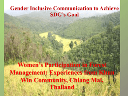 Gender Inclusive Communication to Achieve SDG`s Goal