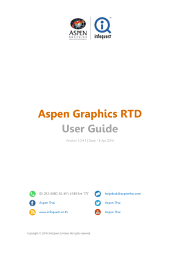 Aspen Graphics RTD User Guide - infoquest.co.th