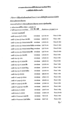 Page 1 |- ตารางแสดงวงเงินงบประมาณที่ได้รับจัดสรรและรายละเอียดค่าใช้