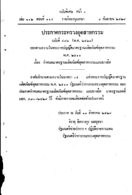 ประกาศกระทรวงอุตสาหกรรม ฉบับที่ 942