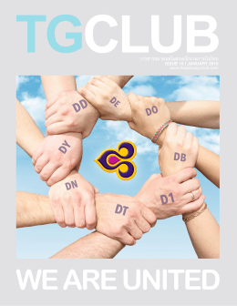 January 2016 Issue 16 - ชมรม > TG Club : สมาคมสโมสรพนักงาน