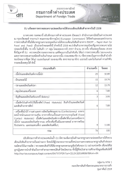 Page 1 กระทรวงพาณิชย์ กรมการค้าต่างประเทศ Cift Department of