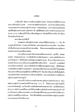 บทคัดยอ