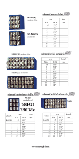 เหล็กตอกตัวเลข เยอรมัน ยี่ห  อ เหล็กตอกตัวหนั