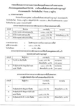 รายละเอียดราคากลางฯ - เทศบาลตำบลสำราญราษฎร์