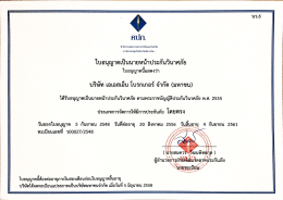ใบอนุญาตนายหน้าประกันวินาศภัย