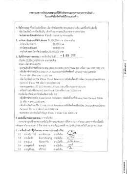 ตารางเเสดงวงเงินงุ่บประมาณทึ่ได้รับจัดสรรแà