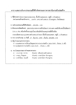 โครงการขุดเจาะบ่อบาดาล ม.1