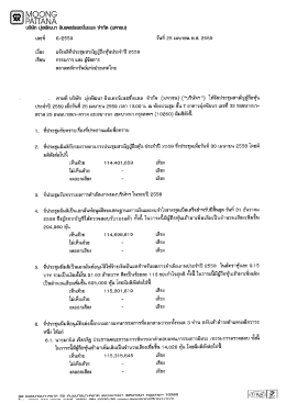 Page 1 MOONG PATTANA UStรัiา มุ่งพัฒนา อินเตอร์แuซรีนแua จำกัด