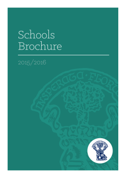 Schools Brochure - Insperata Floruit