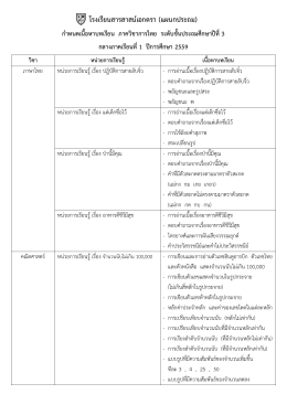 หลักสูตรภาษาไทย