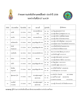 ดาวน์โหลดเอกสาร - สมาคมแพทย์ทหารแห่งประเทศไทย