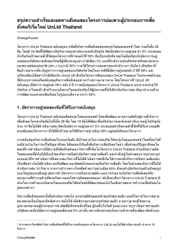 อ่านรายละเอียดโครงการ UnLtd Thailand เพิ่มเติม