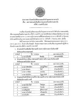 ประกาศสถาบับเทคโนโลยีพระจอมเกล้ําเจ้าคุณทหà