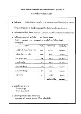 Page 1 ตารางแสดงวงเงินงบประมาณที่ได้รับจัดสรรและราคากลาง (ราคา