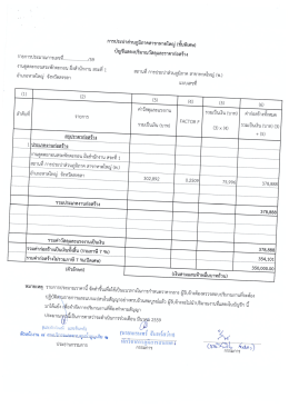 รายละเอียด BOQ - การประปาส่วนภูมิภาค
