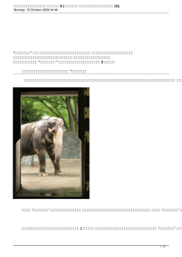 ช้างไทยในญี่ปุ่น ตอนที่ 8 (ฮานาโกะ ช้างอันเป็น