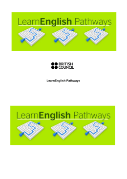 LearnEnglish Pathways brochure