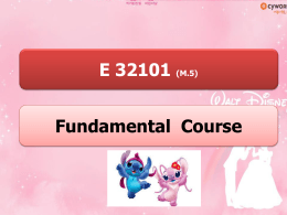 E 32101 (M.5) Fundamental Course
