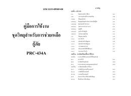 วิทยุกู้ภัย PRC-434A