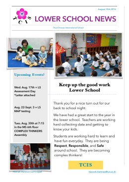 LS News Aug. 15 - Thai-Chinese International School