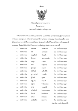 คำสั่งแต่งตั้งว่าที่ยศสัญญาบัตร ๕๓๑(๕๕)